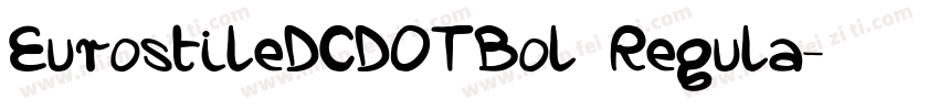 EurostileDCDOTBol Regula字体转换